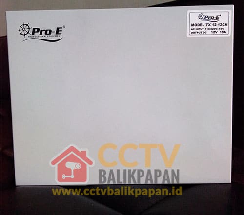 Power supply box for CCTV cameras, 12V 15A, reliable and affordable.