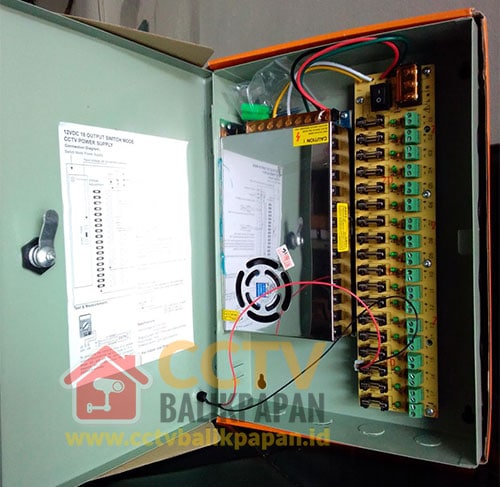 CCTV Power Supply Box 12V 20A for reliable CCTV camera power distribution.