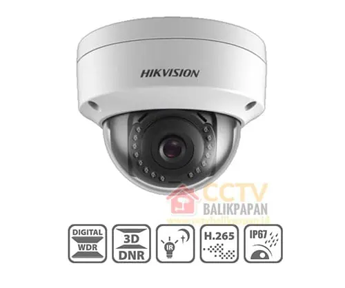 Hikvision 2MP IP Camera for surveillance with 3D DNR and IR night vision. Suitable for security in B.