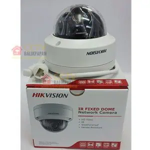 High-resolution IP camera for security surveillance.