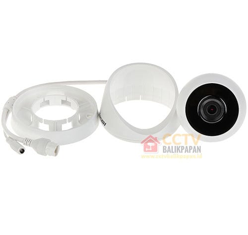 High-resolution Hikvision 4MP IP camera for security surveillance.