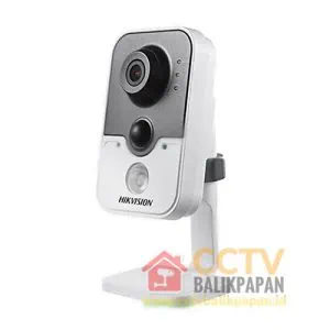 High-resolution Hikvision IP camera for surveillance and security monitoring.