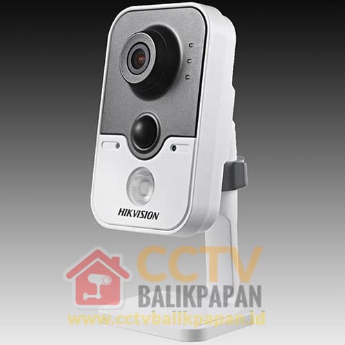 Hikvision 1MP IP Camera for surveillance and security. Compact design with high-resolution video.