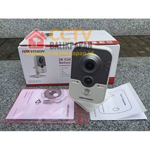 High-resolution Hikvision IP camera for surveillance and security.