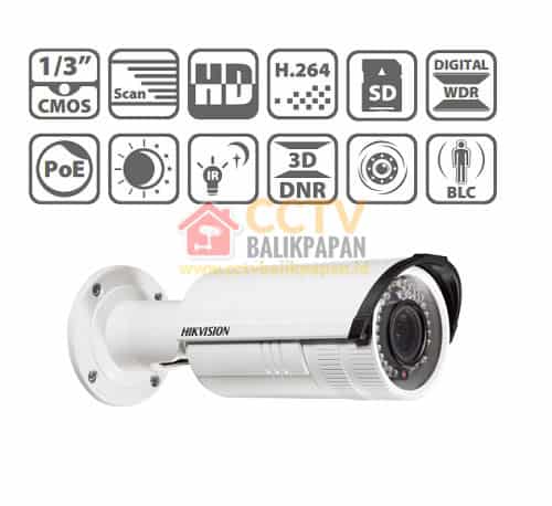 Hikvision 1.3MP IP Camera for surveillance in Balikpapan.