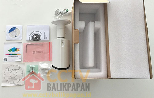 High-resolution Hikvision IP camera for surveillance.