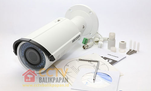 High-resolution Hikvision 2MP IP camera for surveillance.