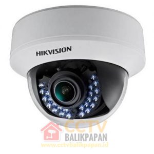 Hikvision 1.3MP IP camera with infrared night vision and wide-angle lens. Suitable for security moni.