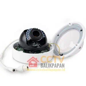 Hikvision 2MP IP Camera with IR night vision and motorized zoom. Ideal for security in Balikpapan.
