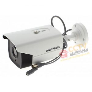 Hikvision outdoor CCTV camera for surveillance and security.