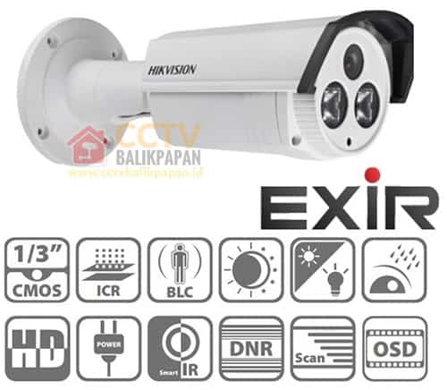 Outdoor 2MP Hikvision CCTV camera for security surveillance.