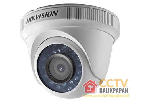 Hikvision outdoor security camera for surveillance in Balikpapan.