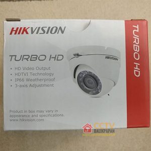 Hikvision outdoor CCTV camera for surveillance and security.