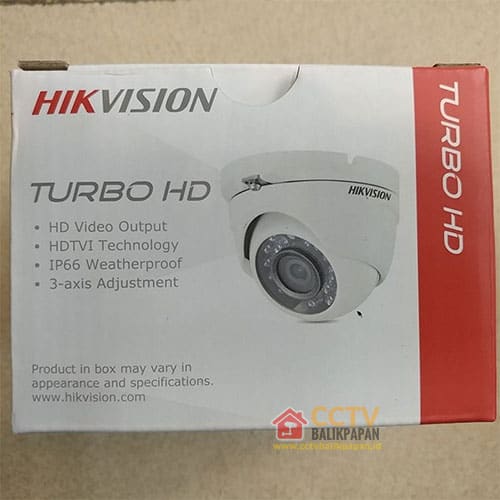 Hikvision outdoor CCTV camera for surveillance and security.