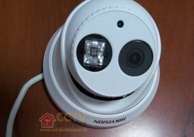 Outdoor Hikvision CCTV camera for security monitoring.