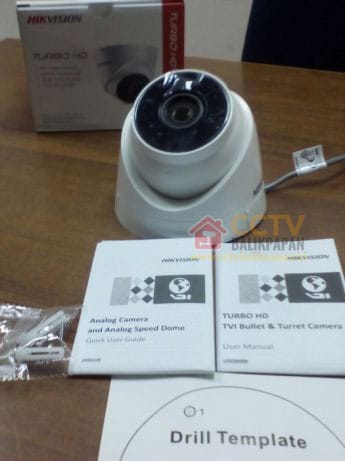 Outdoor 2MP Hikvision CCTV camera for security monitoring.