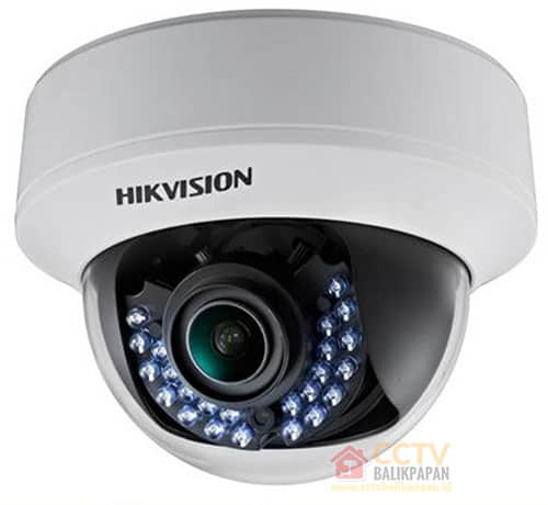 Indoor 2MP Hikvision CCTV camera for security monitoring.