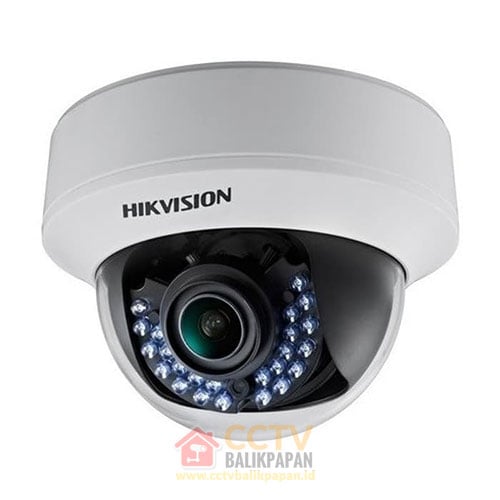 Hikvision outdoor 2MP security camera with infrared night vision and weatherproof design.