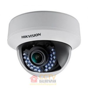 Hikvision outdoor 2MP security camera with infrared night vision and durable design.