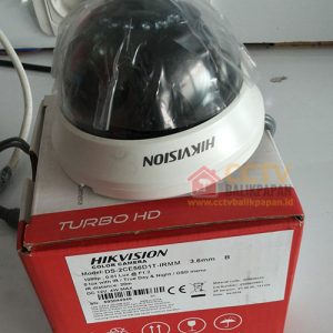 Indoor 2MP Hikvision CCTV camera for security monitoring.
