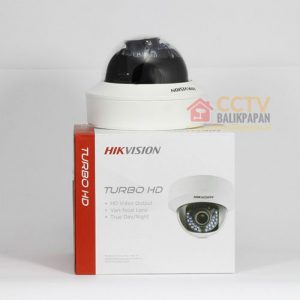 Indoor 2MP Hikvision CCTV camera for security monitoring.