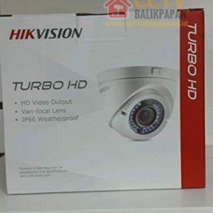 Outdoor 2MP Hikvision Turbo HD CCTV camera for surveillance.