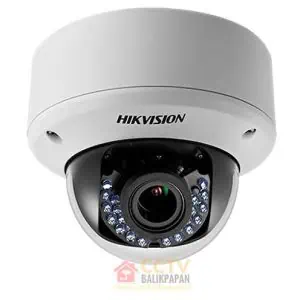 Outdoor 2MP Hikvision CCTV camera with infrared night vision.