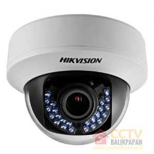 Outdoor 2MP Hikvision CCTV camera with infrared night vision.