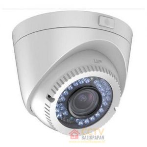 Outdoor 2MP Hikvision CCTV camera with infrared night vision.