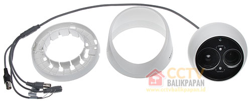 Outdoor 2MP Hikvision CCTV camera with night vision and weatherproof design.