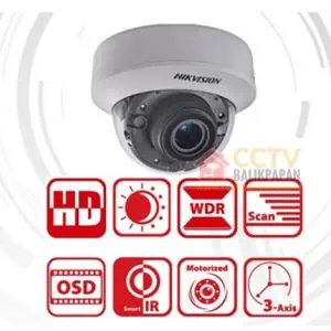 Hikvision DS-2CE56D7T-AITZ indoor 2MP CCTV camera for security monitoring.