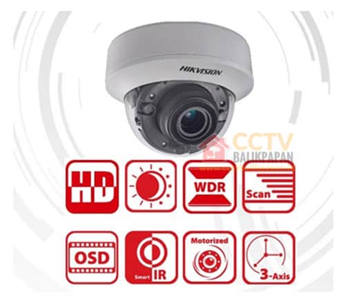 Hikvision DS-2CE56D7T-AITZ indoor 2MP CCTV camera for security monitoring.