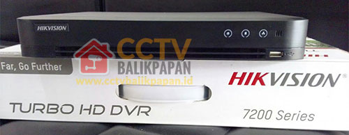 Hikvision Turbo HD DVR for reliable surveillance in Balikpapan.