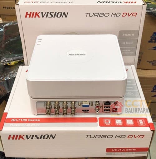 Hikvision DVR 7108HGHI-F1 8 Channel for CCTV recording and surveillance.