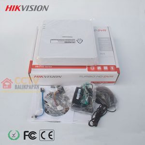 DVR Hikvision 8 channel for CCTV recording and monitoring.