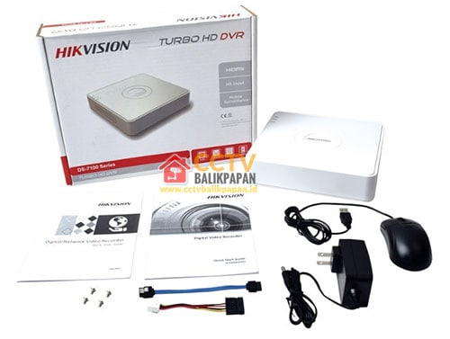 HIKVISION DVR 7116HGHI-F1/N 16-channel security recorder for surveillance.