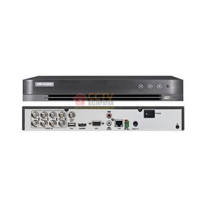 HIKVISION DVR 7208HQHI-K2 for surveillance recording.
