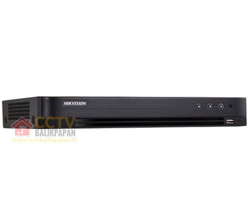 HIKVISION DVR 7208HUHI-K1/4S for surveillance recording.