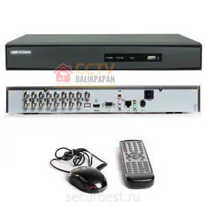 Hikvision DVR 16 channel model for CCTV recording and monitoring.
