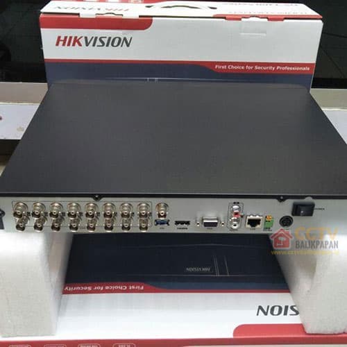 DVR Hikvision 7216HQHI-K1 16 channel security recorder.