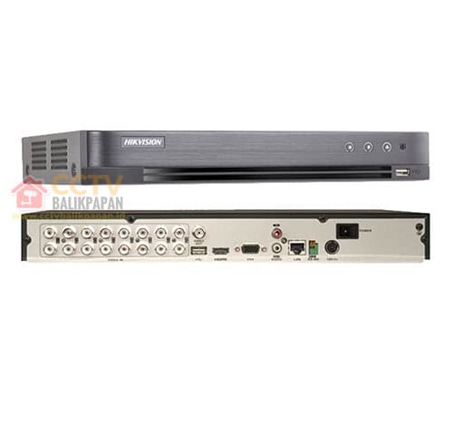 HIKVISION DVR 7216HQHI-K2/P for 16-channel CCTV recording.