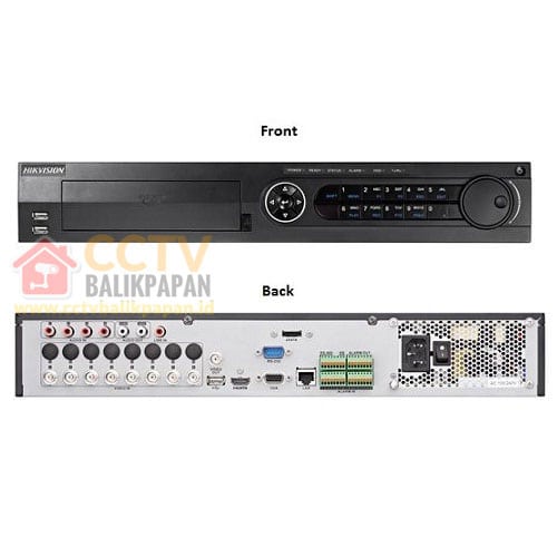 Hikvision DVR 8 channel for CCTV recording and surveillance.