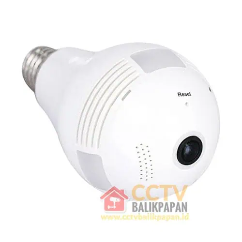 HD Wifi Panorama CCTV Lampu / Bohlam 1,3MP untuk pengawasan di Balikpapan.