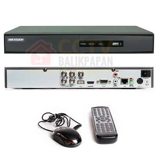 HIKVISION DVR 7204HQHI-K1 4-channel security recorder for CCTV systems.