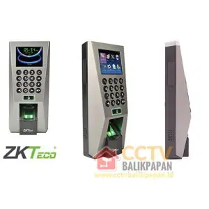 Secure fingerprint access control device with keypad and fingerprint scanner.