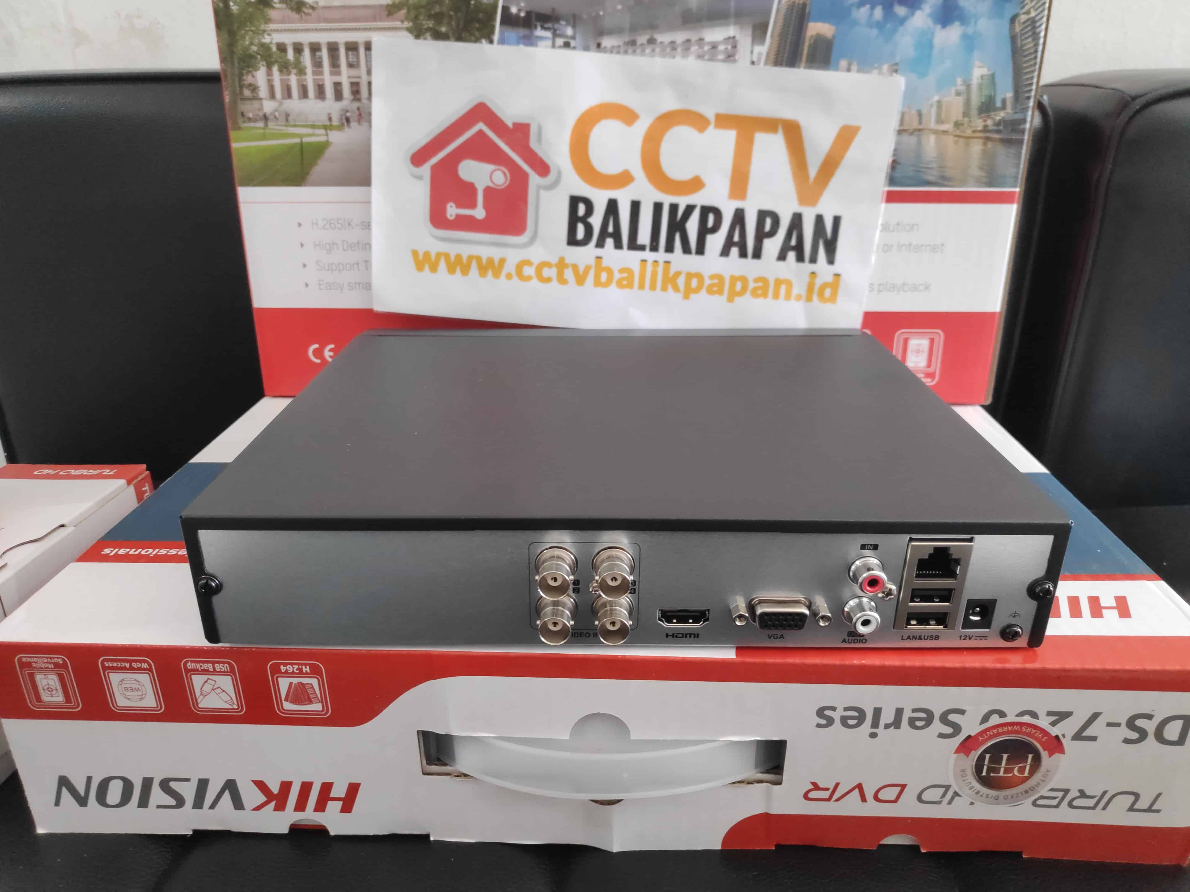 CCTV Hikvision 4-camera package with 2.0 MP resolution and 1080P Full HD quality.