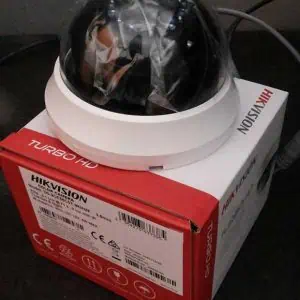 Hikvision indoor CCTV camera model DS-2CE56C0T-IRMMF for security monitoring.