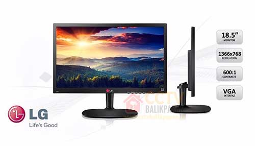 High-quality 19-inch LG LCD monitor with vibrant display and clear visuals.