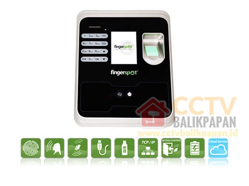 CCTV fingerprint scanner for access control and attendance management.