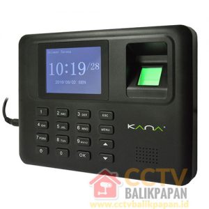 Access control device with keypad and fingerprint scanner for security.